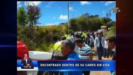 Estudiante universitario fue encontrado sin vida al interior de su carro