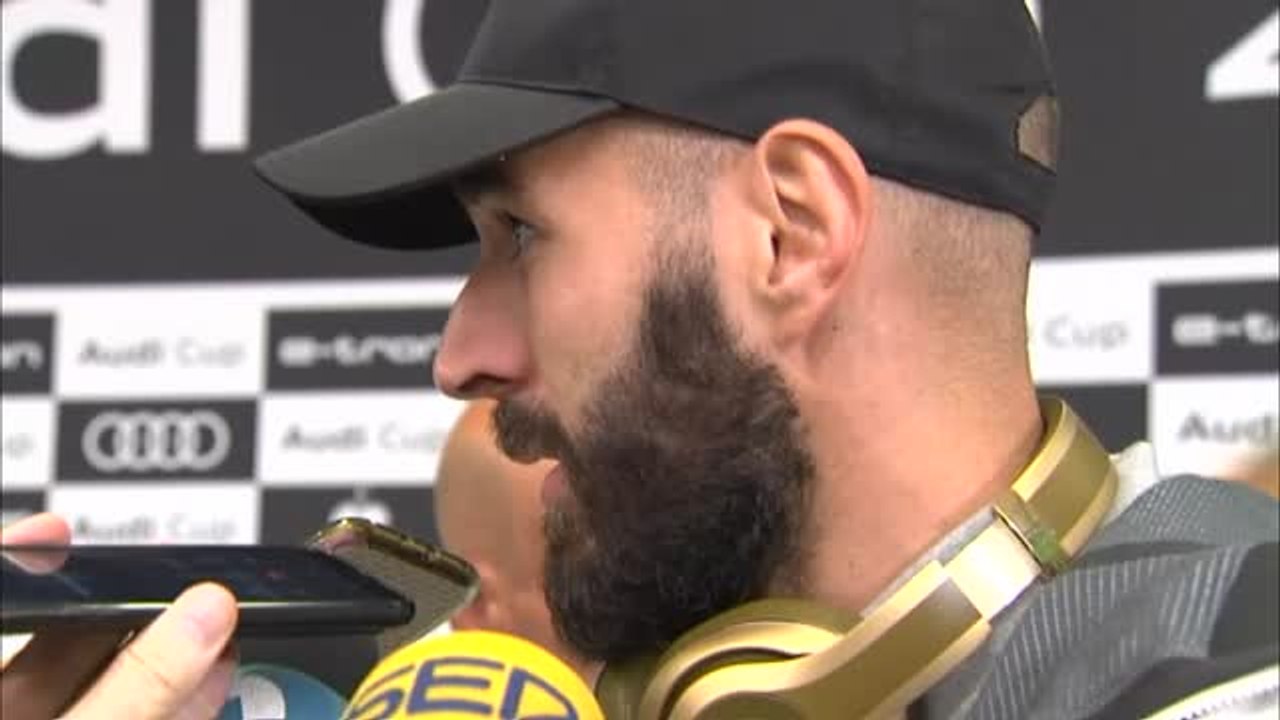 Primera victoria de la pretemporada del Real Madrid con hat trick de Benzema