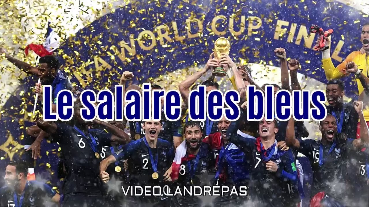 Le salaire des bleus