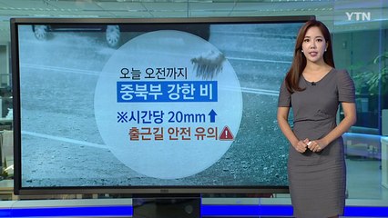 [날씨] 오전까지 중부 비, 오후 남부 소나기...무더위 맹위 / YTN