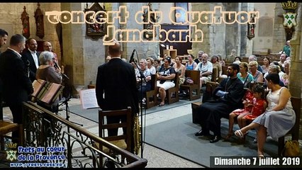 Concert armenien du Quatuor Janabarh à TRETS 7juill2019