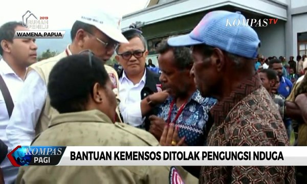 Tanpa Alasan Jelas, Pengungsi Konflik di Nduga Tolak Bantuan Kemensos