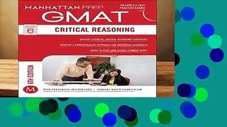 [READ] Critical Reasoning GMAT Strategy Guide (Manhattan Prep GMAT Strategy Guides)