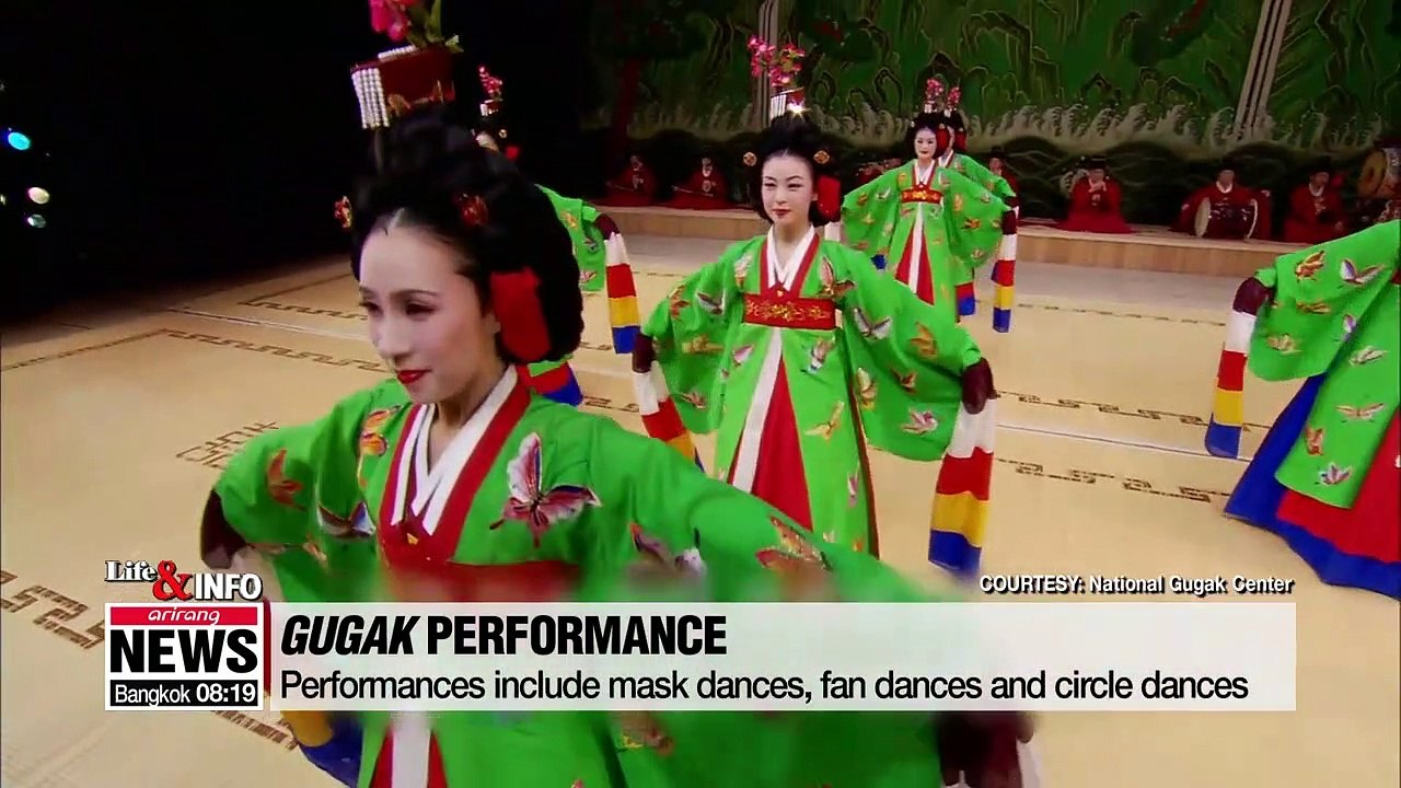 Traditional Korean music and dance performances every Saturday at Nat'l Gugak Center
