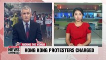 44 people charged for unauthorized protests in Hong Kong, attacking police