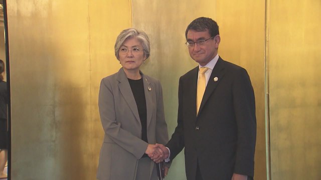 한일 외교장관 회담 시작...'규제' 이후 첫 대좌 / YTN