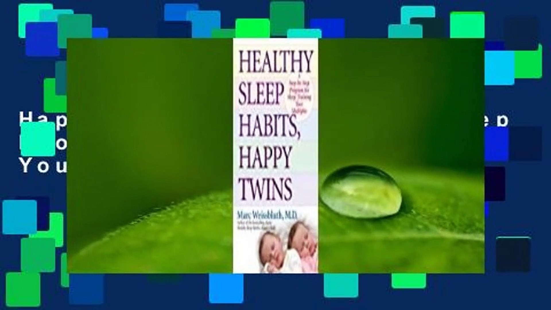 healthy sleep habits happy twins