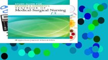 Study Guide for Brunner   Suddarth s Textbook of Medical-surgical Nursing Complete