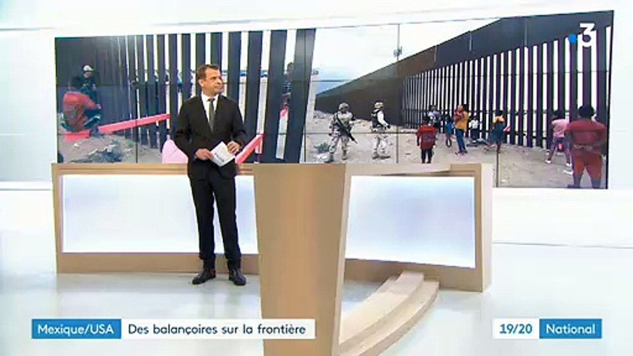 Deux professeurs californiens installent des balançoires entre les barrières qui séparent le Mexique et les États-Unis - VIDEO