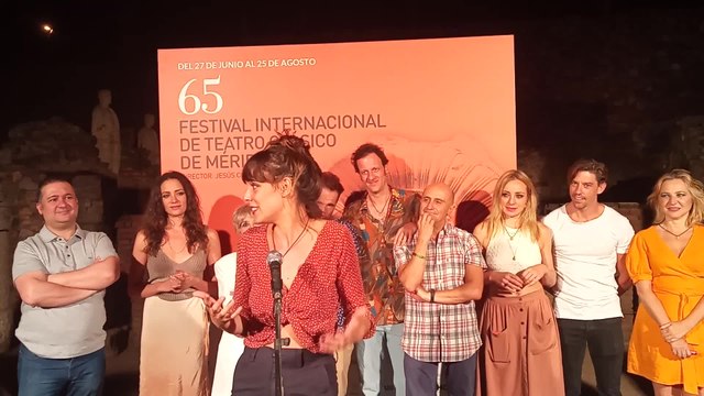 Belén Cuesta, feliz tras su debut en el Festival de Mérida con 'Metamorfosis'