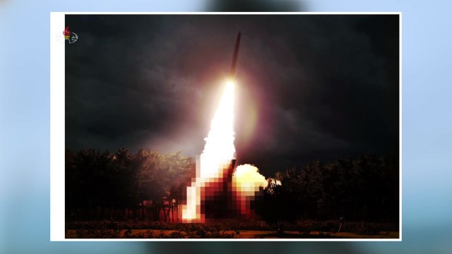 北, 발사체 시험발사 사진공개...신형 방사포 추정 / YTN