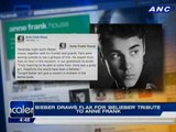 Bieber draws flak for 'Belieber' tribute to Anne Frank