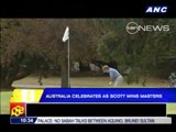Australia celebrates as Scott wins Masters