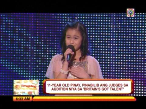 Pinay girl wows Simon Cowell
