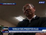 Some Filipino immigrants in US worried about family petitions