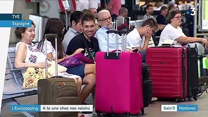 L'Eurozapping du Soir 3 : grève nationale ferroviaire en Espagne