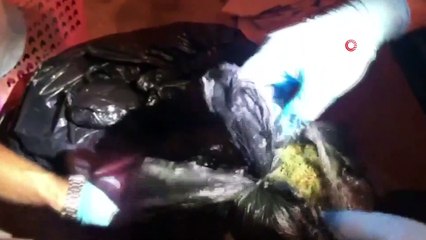 Yaşlı karı kocanın evinden uyuşturucu çıktı