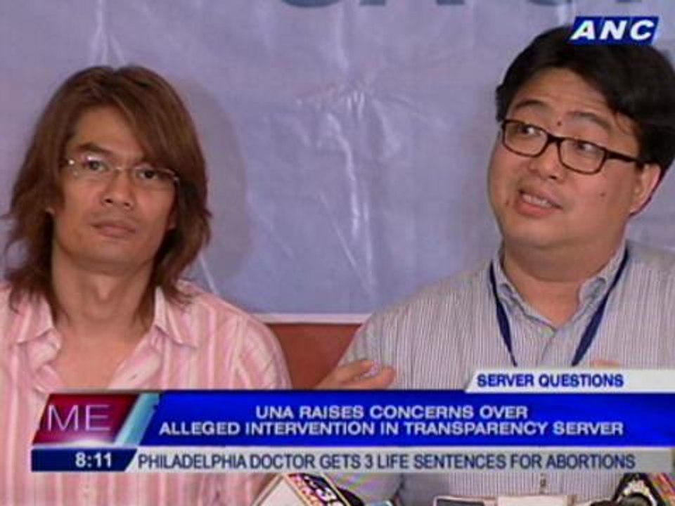 UNA raises concerns over alleged intervention in transparency server