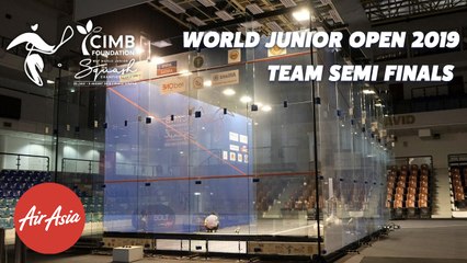 WSF World Junior Open  2019 - Teams Semi Finals Livestream