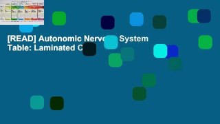[READ] Autonomic Nervous System Table: Laminated Card