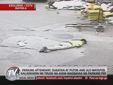 Parking boy hurt after being dragged by truck