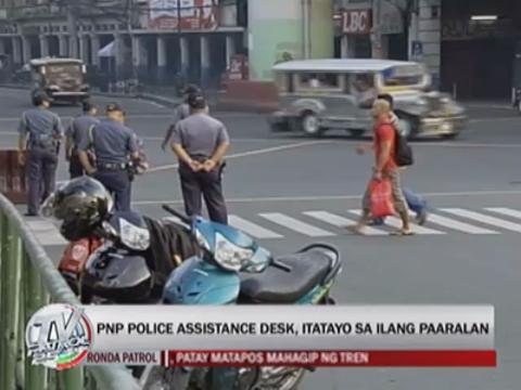 PNP sets up help desks for class opening