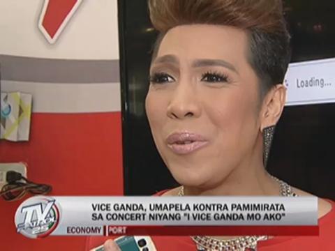 Vice Ganda raises alarm over pirated concert video
