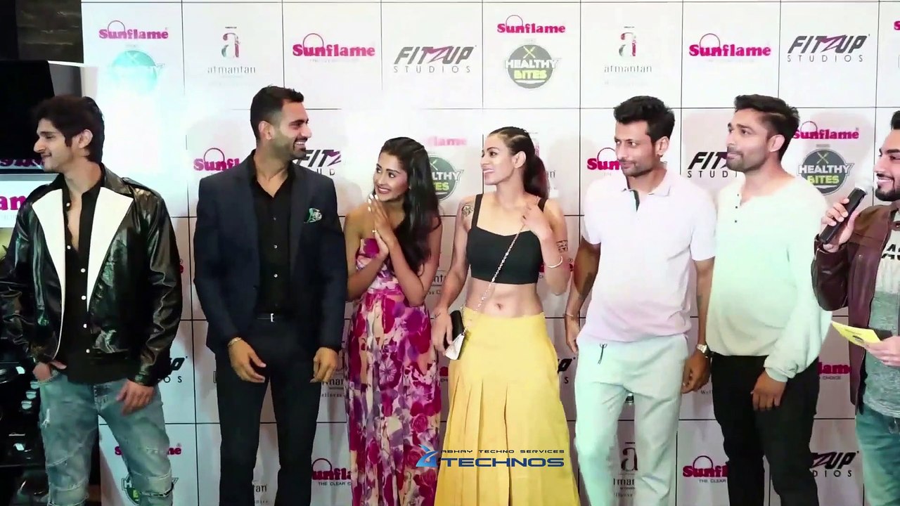 TV Celebrities At Launch Of A New Web Series 'Fitzup - A Healthy Cooking