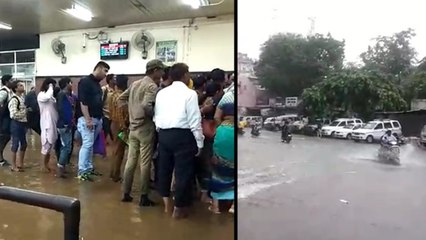 अजमेर में भारी बारिश, सड़क पर आया अन्नसागर का पानी, युवक बहा, पुष्कर में टूटा 33 साल का रिकॉर्ड