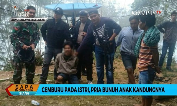 Cemburu Pada Istri, Pria Bunuh Bayi Kandungnya dan Bakar Rumah Warga