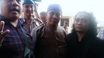 Abah Gandrong Si Pemakan Kucing Bungkam saat Tiba di Mapolres Metro Jakpus