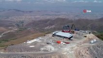Türkiye'nin en büyük gözlemevi Erzurum'da yükselmeye devam ediyor