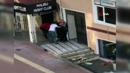 Zonguldak'ta silahlı kavga kamerada