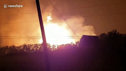 At least one dead in massive gas line explosion in Danville, Kentucky