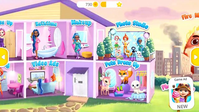 Power Girls Super City - New River Monster Rescue - Superhero Style Makeover DressUp Games For Girls