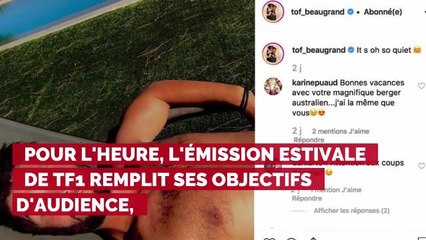 PHOTO. Christophe Beaugrand se la joue playboy, Denis Brogniar...