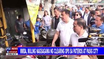 MMDA, muling nagsagawa ng clearing ops sa Pateros at Pasig City