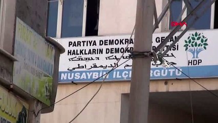 MARDİN Nusaybin'de HDP ve DBP binalarında kaçak elektrik tespiti