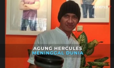 Kanker Otak, Agung Hercules Meninggal Dunia