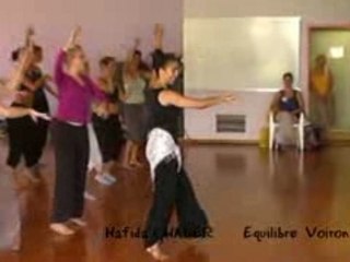 Hafida CHADER pendant le stage de danse de Voiron