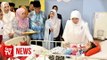 Queen visits Cheras Rehabilitation Hospital, donates RM30k