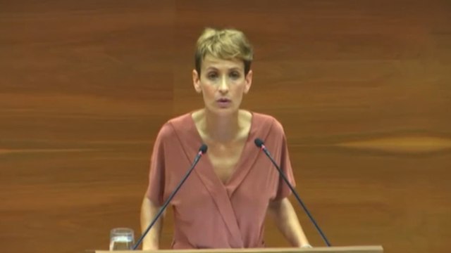 Chivite defiende la pluralidad de Navarra en la sesión de investidura