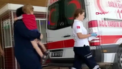 BURSA Hamza'nın boğazına takılan 1 lira hastanede çıkarıldı