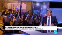 Avertissement la Chine à Hong Kong : 
