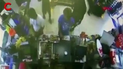 Baba ve oğlu soygunu böyle engelledi