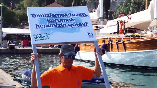 Bodrum’da hükümlüler kıyı ve çevre temizliği yaptı