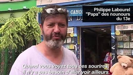 Des ours en peluche géants envahissent les Gobelins à Paris