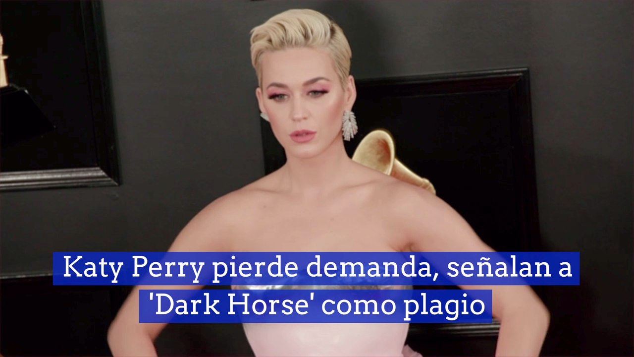 Katy Perry pierde demanda señalan a 'Dark Horse' como plagio