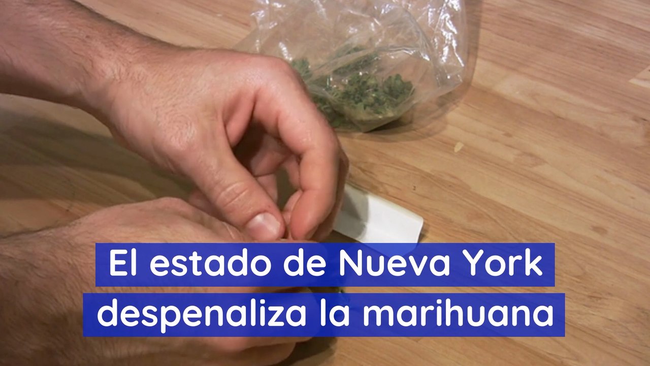 El estado de Nueva York despenaliza la marihuana