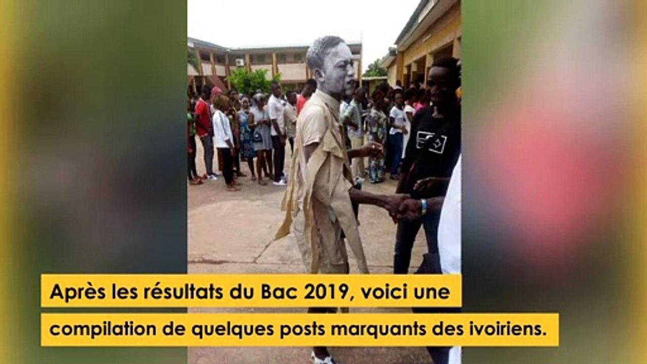 Bac 2019 en Côte d'Ivoire : Les posts les plus marquants